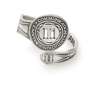 Alex and Ani Numerology Spoon Ring. Number 11
